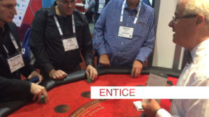 ENTICE Trade Show attendees